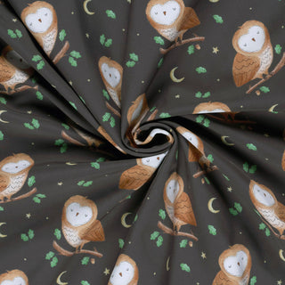 Softshell Eulen – Fall des Stoffes