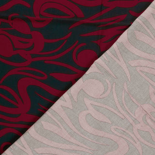 Viskose Twill – Vorder- und Rückseite