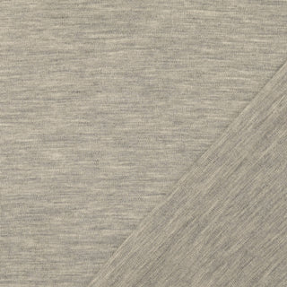 Merino Jersey Stoff Uni Grau