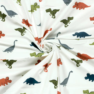 Baumwolljersey Stoff - Dinosaurier