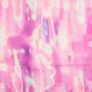 Satin Stoff mit Batikmuster in Pink und Flieder als Meterware