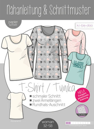 ki-ba-doo Papierschnittmuster - Basic T-Shirt