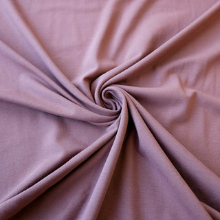 Sommer Baumwolljersey Stoff - Mocca-Rosé