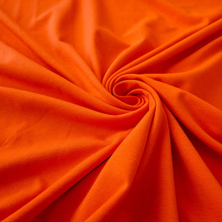 Sommer Baumwolljersey Stoff - Orange