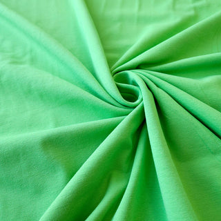 Sommer Baumwolljersey Stoff - Hellgrün