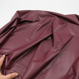 Bekleidungsleder Imitat Stretch - Weinrot