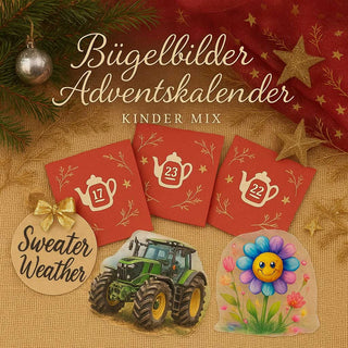 Bügelbilder Adventskalender 2025 – Kinder Mix | limitierte Edition
