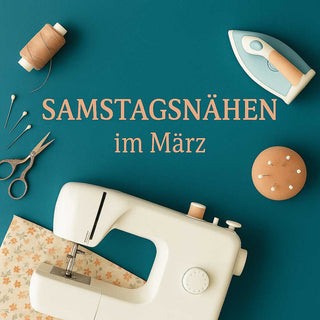 Samstagsnähen am 28. März – kreativer Nähtag bei Stoffrestposten