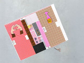 Cherry Picking Taschen Panel Bullshit Flasche/Herz
