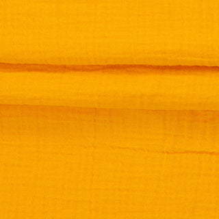Musselin Stoff - Sonnenblumengelb