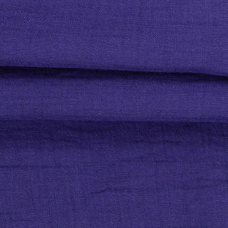 Baumwoll Musselin Stoff violett luftig weich