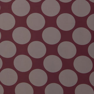 Softshell Stoff – Große Punkte Bordeaux