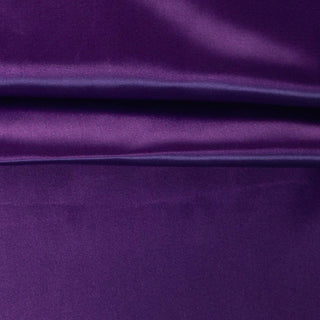 Polester Satin Stoff  - Violett