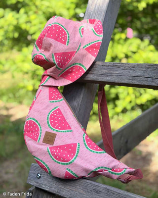 Baumwoll Canvas Stoff – Wassermelonen Rosa