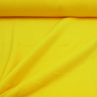 Fleece Stoff -  Gelb