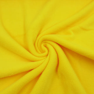 Fleece Stoff -  Gelb