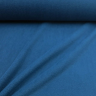 Fleece Stoff - Petrolblau
