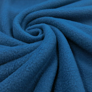 Fleece Stoff - Petrolblau