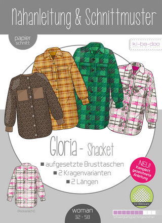 ki-ba-doo Papierschnittmuster - Shacket Gloria | Grösse 32-58