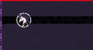 French Terry Panel – Unicornique Einhorn auf Violett von Thorsten Berger – Ansicht 2