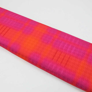 Satin-Jacquard Stoff – Pink-Orange zart schimmernd