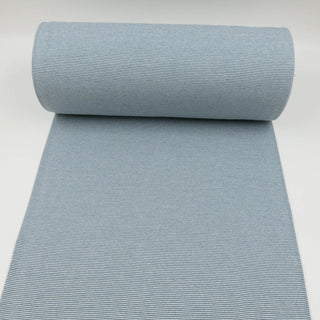 Feinripp Bündchen - Streifen Stahlblau