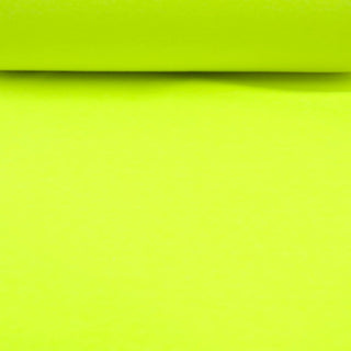 Feinripp Bündchen - Neon Gelb meliert Stoffrestposten