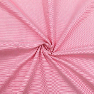 Baumwolle - Feine Querstreifen Pink