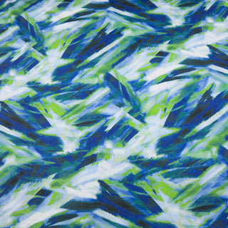 Sport Jersey Stoff - Blau-Grün