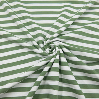 French Terry Stoff - Streifen Altmint