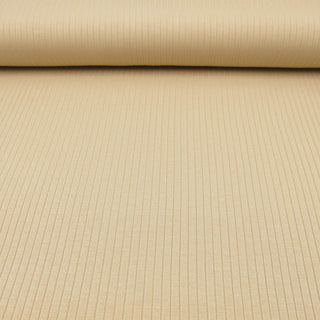 Viskose Rippjersey - Beige