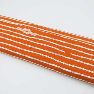 Bio Baumwolljersey Stoff - Streifen Orange