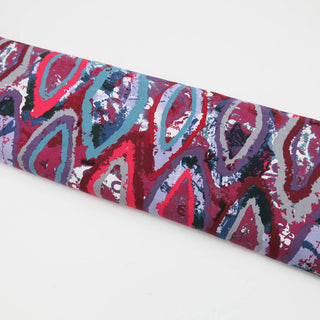 Viskose Stoff  – Sinnliches Rosenrot Multicolor