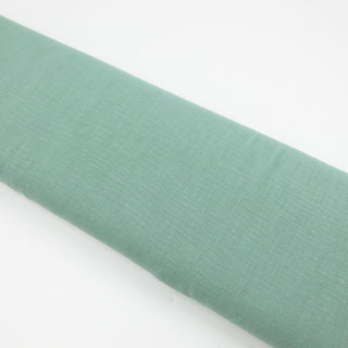 Vintage Leinen Look Stoffs in Mintgrün – feine Struktur und natürlicher Leinen-Effekt