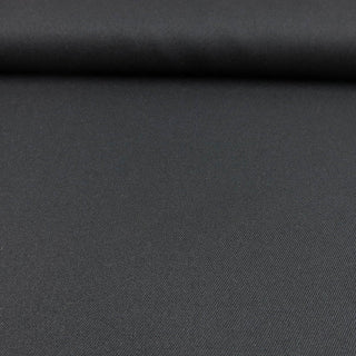 Baumwoll Twill Stretch - Schwarz Stoffrestposten