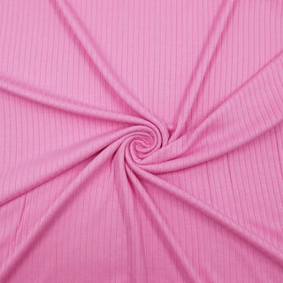 Viskose Rippjersey - Rosa