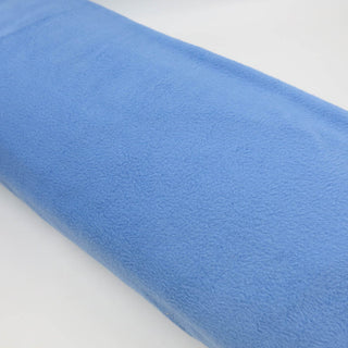 Antipilling Fleece Stoff in Hellblau – weiche Oberfläche und flauschige Textur

