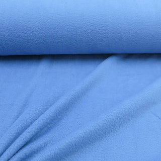 Antipilling Fleece Stoff in Hellblau – weiche Oberfläche und flauschige Textur

