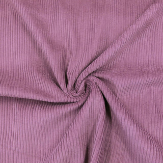 Lila Cordstoff (Breitcord) aus Baumwolle, Oeko-Tex 100 – weiche Oberfläche für Kleidung & Deko