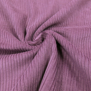 Lila Cordstoff (Breitcord) aus Baumwolle, Oeko-Tex 100 – weiche Oberfläche für Kleidung & Deko