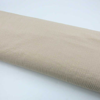 Musselin Stoff – Natur Ripp