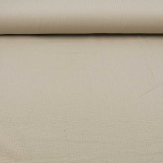 Musselin Stoff – Natur Ripp