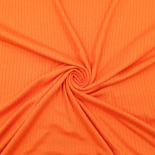 Viskose Rippjersey - Orange