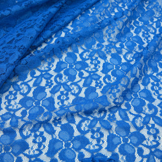 Spitzenstoff Royalblau – edel & feminin