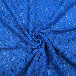 Spitzenstoff Royalblau – edel & feminin