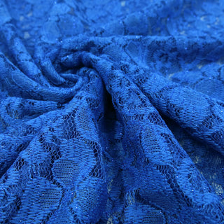 Spitzenstoff Royalblau – edel & feminin