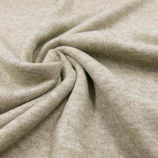 Viskose Strickjersey - Beige meliert