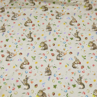 Baumwollstoff Popeline – Osterhasen
