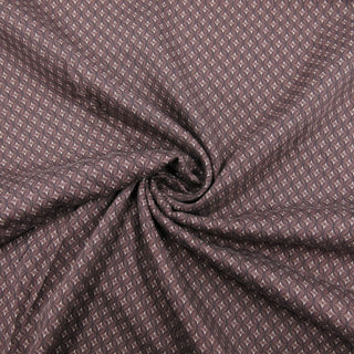 Baumwolle - Geometrisches Muster Braun Stoffrestposten