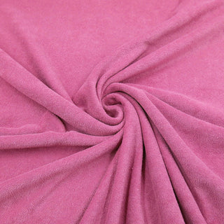 Frottee-Jersey Stoff - Altrosa